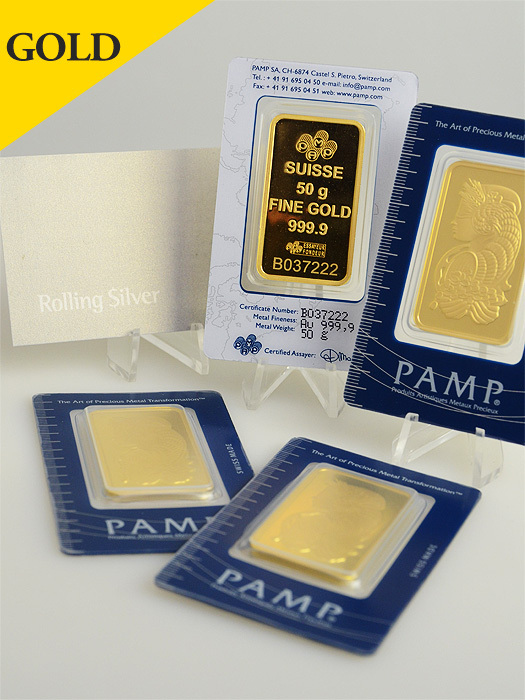 PAMP Suisse Lady Fortuna 50 gram 999 Gold Bar
