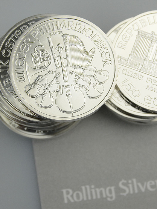 2014 Austrian Philharmonic 1 oz Silver Coin (Tube of 20)