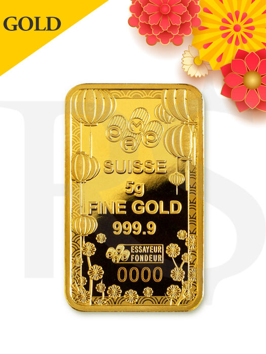 PAMP Suisse Good Luck 5 gram Gold Bar