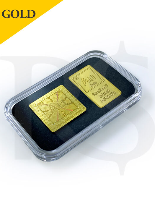 AUGoldBar 10 gram 999.9 Gold Bar