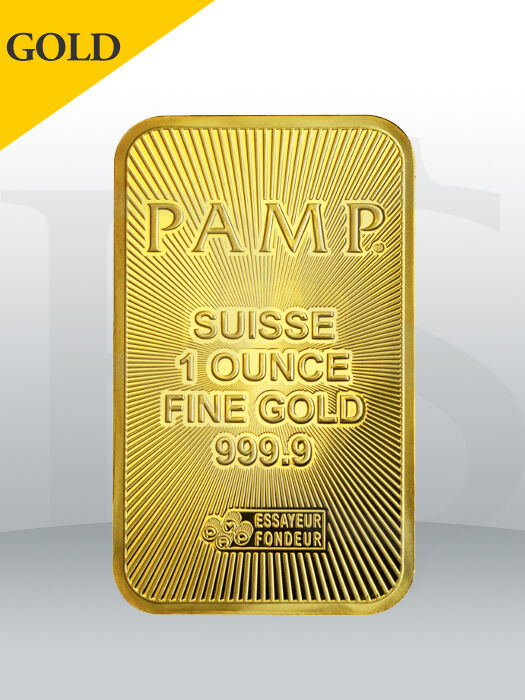 PAMP Suisse 1 oz (31.1g) Gold Bar