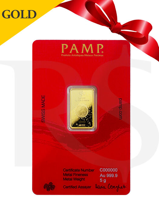 PAMP Suisse Legend Dragon 5 gram 999 Gold Bar