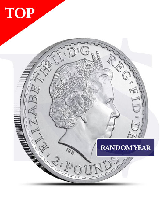 Britannia 1 oz Silver Coin - Random Year