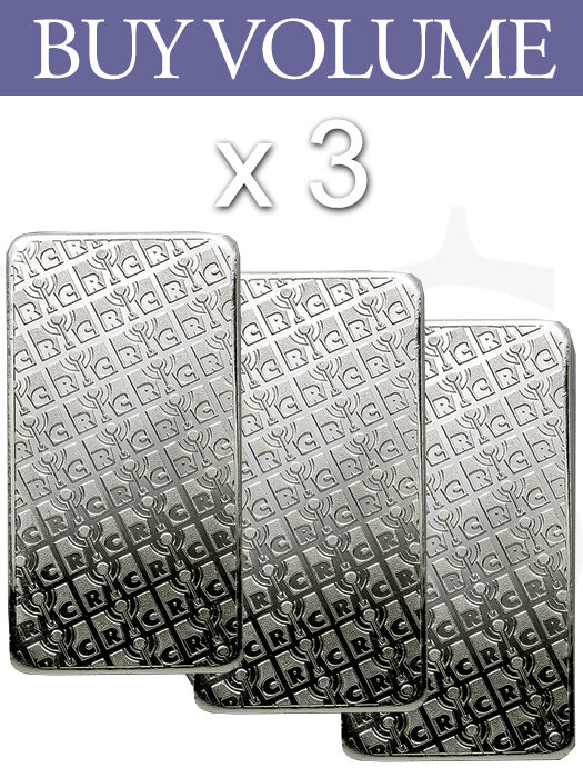Buy Volume: 3 or more Republic Metals Corporation (RMC) 10 oz Silver Bar