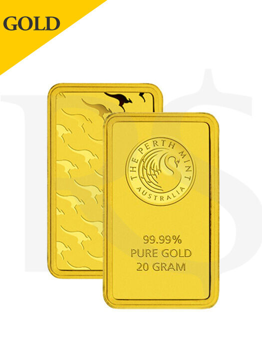 Perth Mint 20 gram 999 Gold Bar