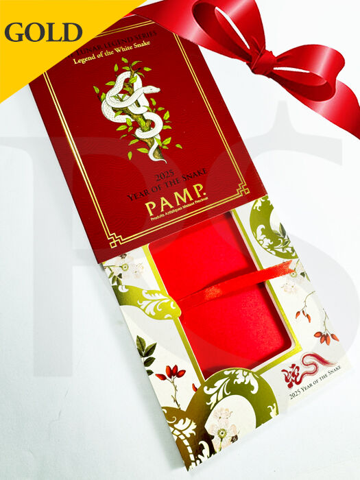 PAMP Legend Snake 1 oz (31.1g) 999 Gold Bar