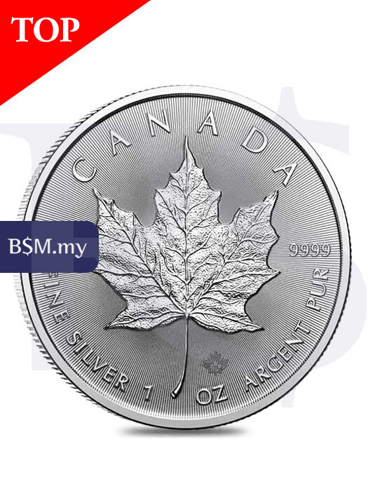 2024 Canada Maple Leaf 1 oz Silver Coin (with Capsule)