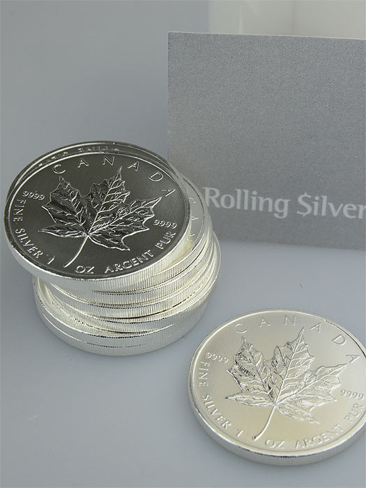 2013 Canada Maple Leaf 1 oz Silver Coin (with Capsule)