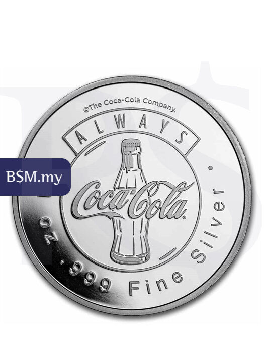 Coca-Cola® Polar Bears 1 oz Silver Round