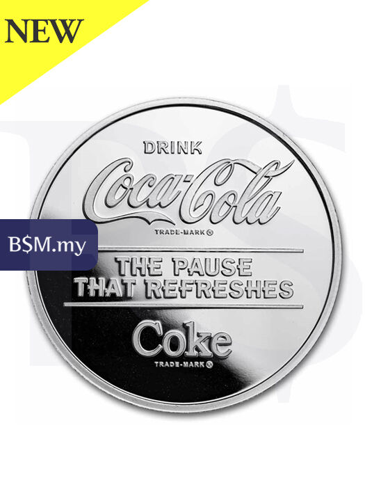 Coca-Cola® 5 cent Bottle 1 oz Silver Struck Round