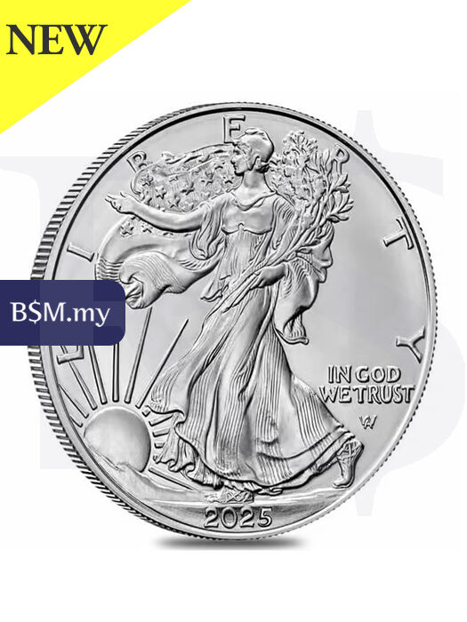 2025 American Eagle 1 oz Silver Coin (with Capsule)