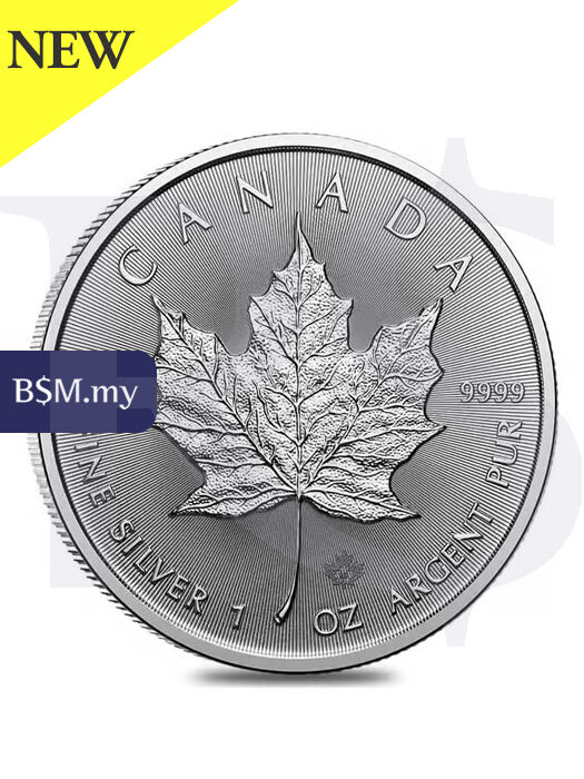 2025 Canada Maple Leaf 1 oz Silver Coin (with Capsule)