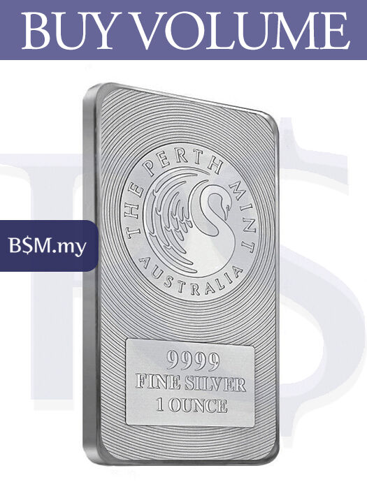 Perth Mint Kangaroo 1 oz Silver Bar Monster Box (200 oz/ 6.22kg)