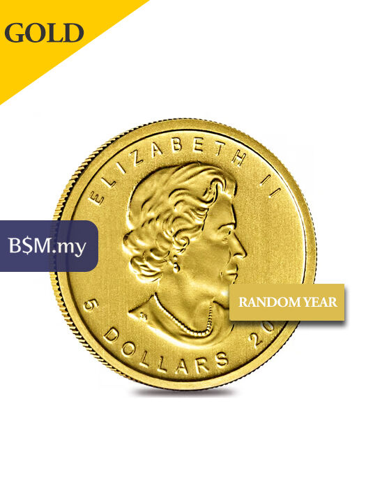 Canadian Maple Leave 1/10oz 9999 Gold Coin