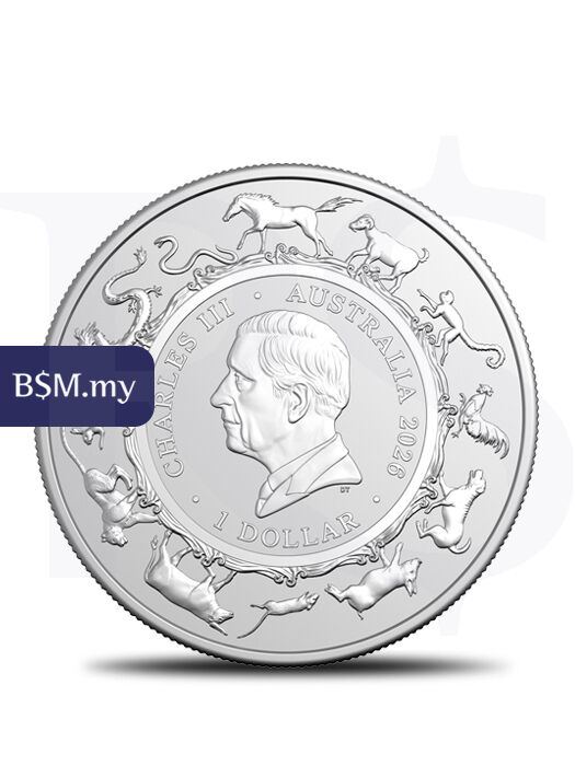 2026 Royal Australian Mint Lunar Horse 1 oz Silver Coin