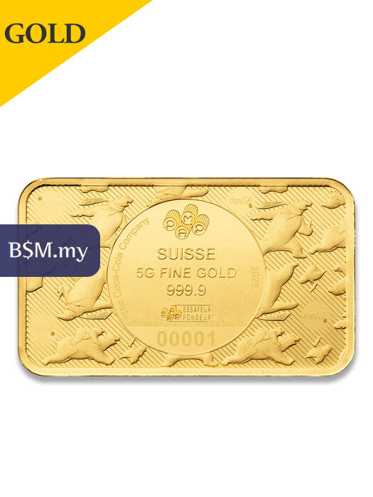 PAMP Suisse Coca-Cola® Polar Bear & Friends 5g Gold Bar