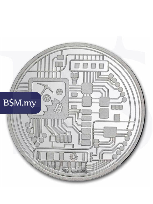Bitcoin 1 oz Silver Round