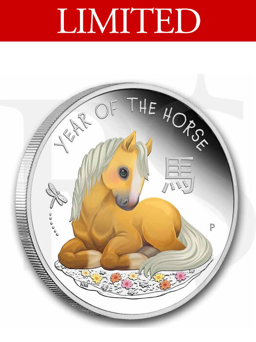 2026 Perth Mint Baby Horse 1/2oz Silver Proof Coloured Coin