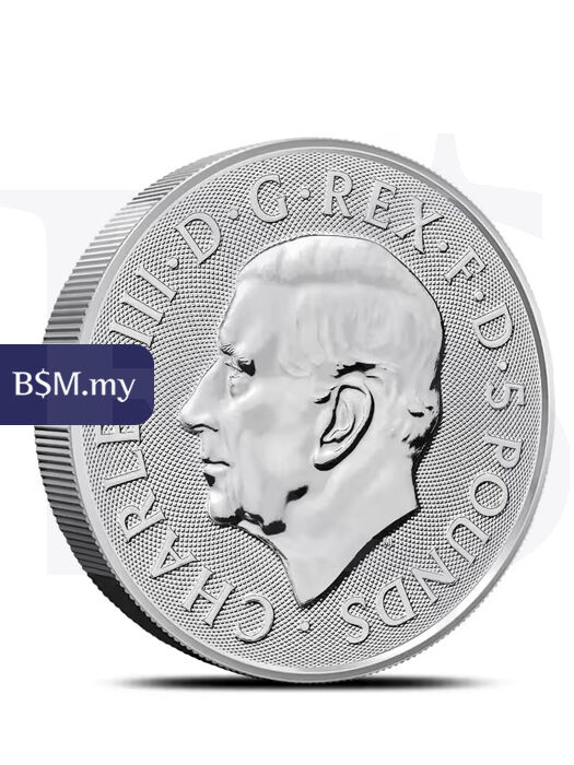 2025 Great Britain Royal Tudor Beasts (Greyhound) 2 oz Silver Coin