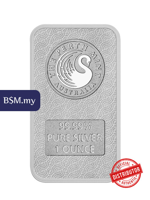 Perth Mint Lunar Snake 1 oz Silver Bar