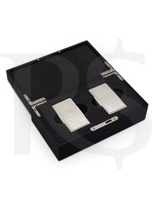 Hand Brushed Aluminum Case for Scottsdale Silver Stacker Bar