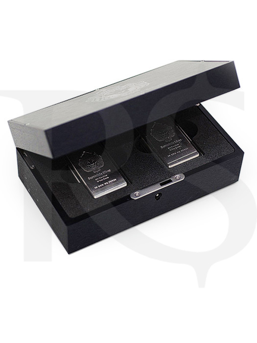 Hand Brushed Aluminum Case for Scottsdale Silver Stacker Bar