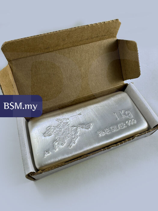 SilverTowne Pony 999 Silver Kilo Bar