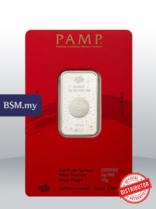 PAMP Legend Horse 10 gram Silver Bar