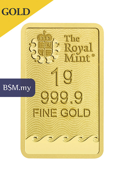 Royal Mint Britannia 1 gram Gold Bar