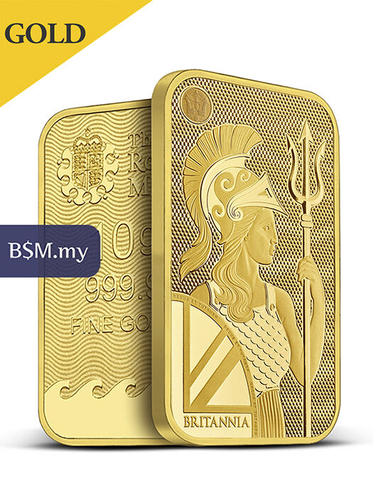 Royal Mint Britannia 10 gram Gold Bar