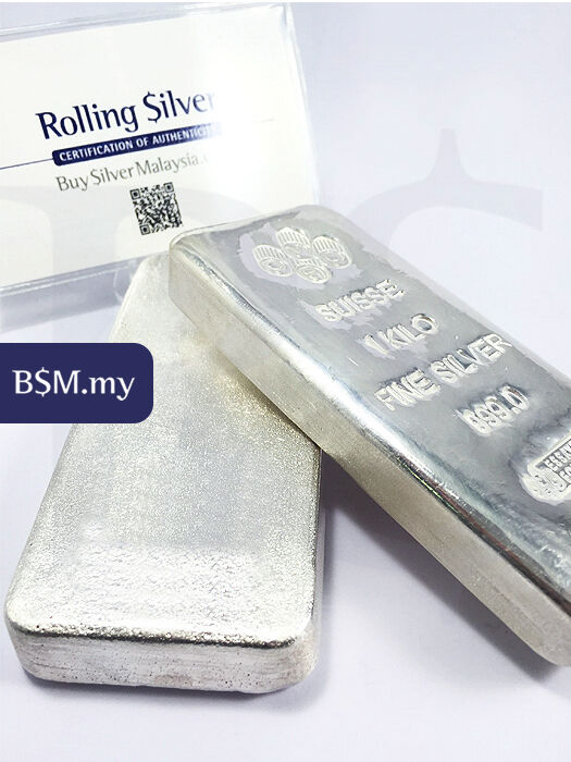Buy Volume: 3 or more PAMP Suisse Silver Kilo Bar