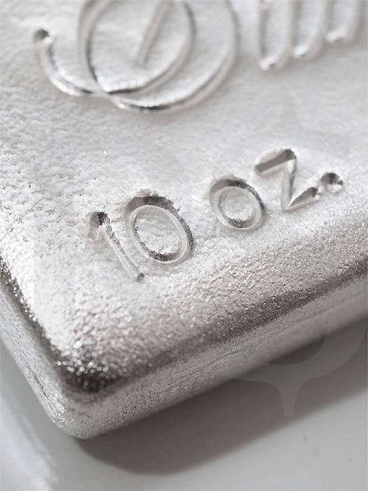 Silvertowne Hand Poured 10 oz Silver Bar