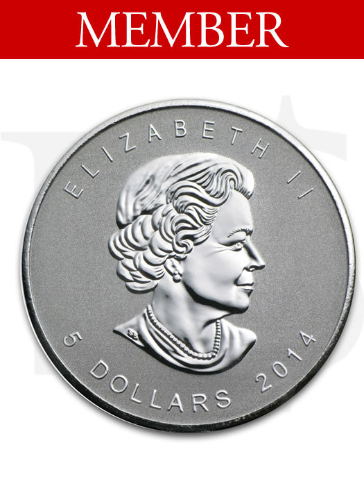 Shop 2014 Horse Privy 1 oz Canadian Silver Maple Leaf (with