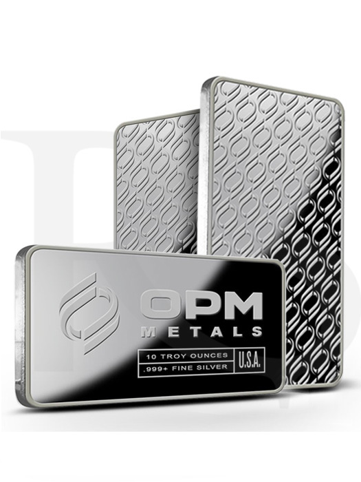 Ohio Precious Metals 10 oz Silver Bar (OPM Bar)