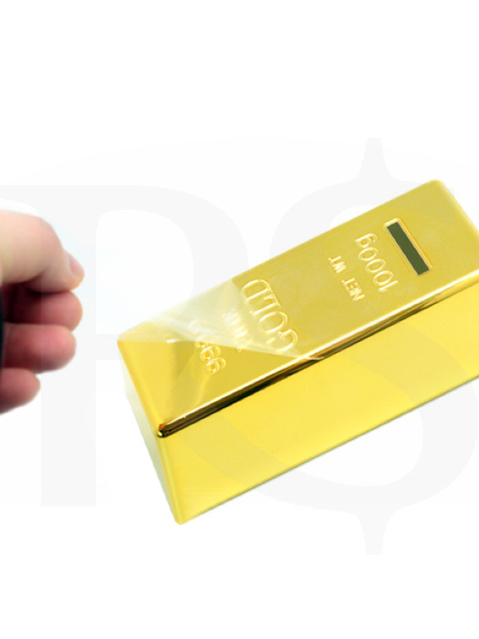 Coin Box - Gold Bar Replica