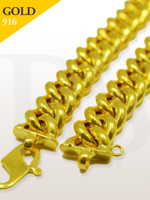 Bracelet Curb 916 Gold 8.6 gram
