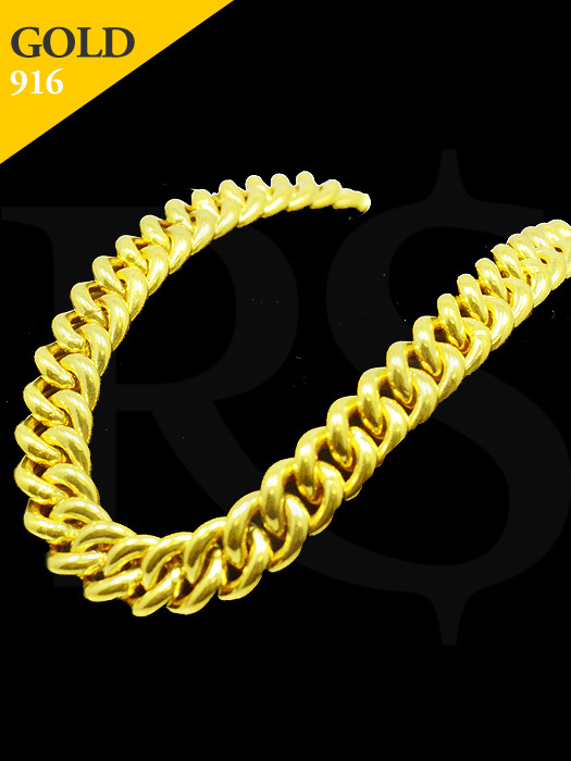 Bracelet Curb 916 Gold 8.6 gram