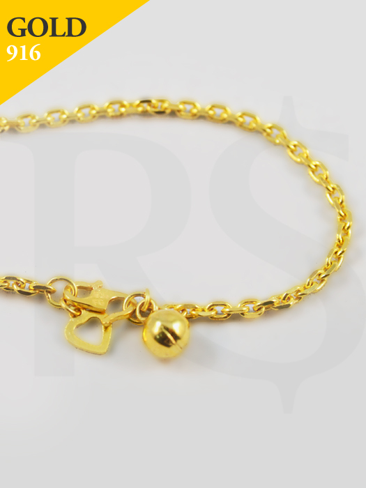 Bracelet Trace 916 Gold 4 75 Gram Buy Silver Malaysia