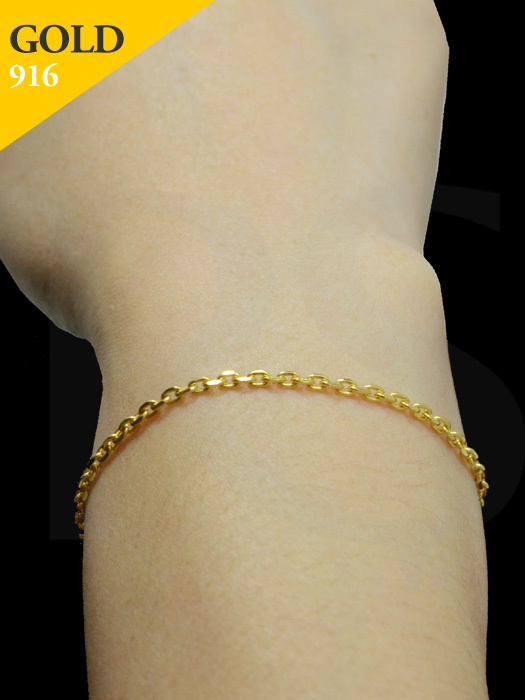 Bracelet Trace 916 Gold 4.75 gram