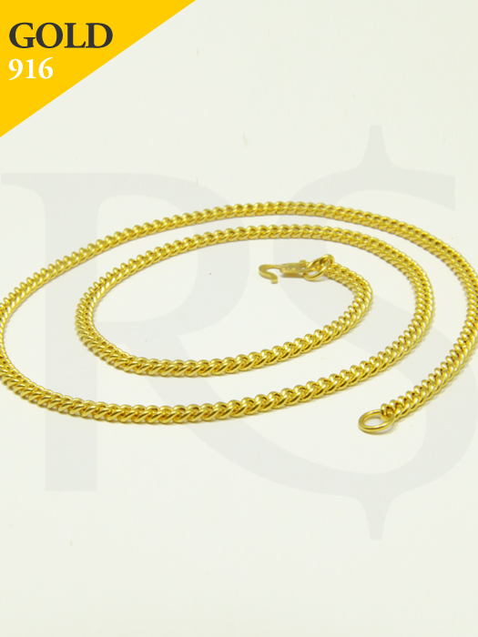 Necklace Curb 916 Gold 2.85 gram