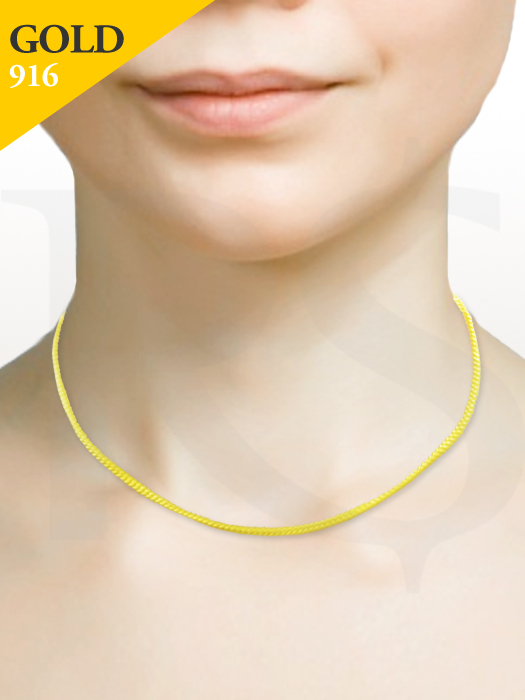 Necklace Curb 916 Gold 2.85 gram