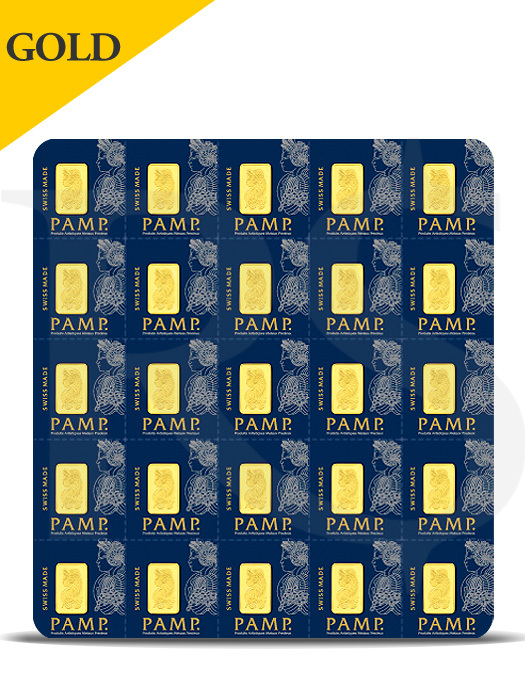 Buy Volume: PAMP Suisse Multigram+25 999 Gold Bar