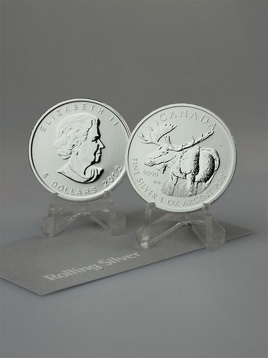 Canadian Wildlife Series: Moose 1oz Silver Coin (Capsule)