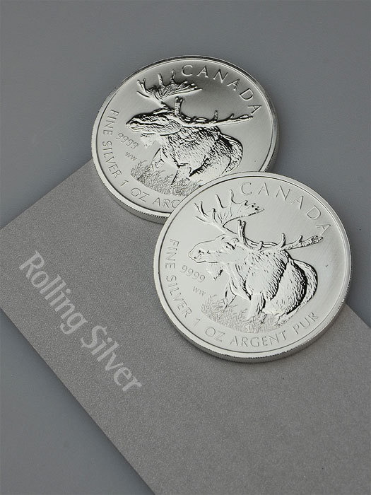 Canadian Wildlife Series: Moose 1oz Silver Coin (Capsule)