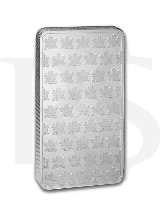 Royal Canadian Mint (RCM) .9999 Pure 10 oz Silver Bar