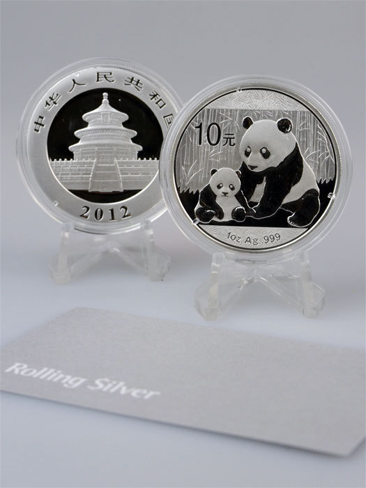 2012 Chinese Panda 1 oz Silver Coin