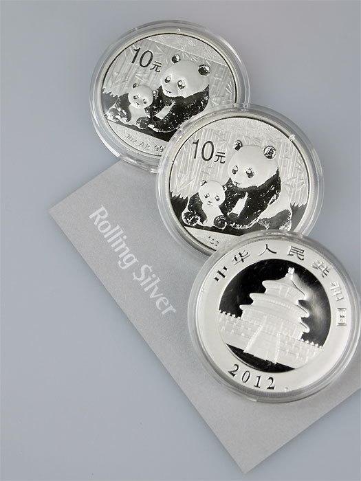 2012 Chinese Panda 1 oz Silver Coin