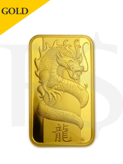 PAMP Suisse Lunar Dragon 1 oz (31.1g) 999 Gold Bar