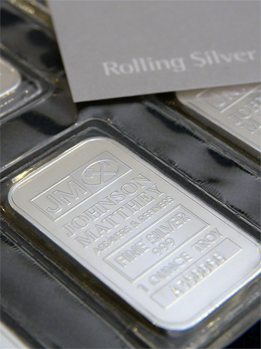 Johnson Matthey 1 oz Silver Bar (with Capsule)