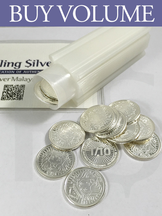 Scottsdale 1/10 oz Silver Round (Tube of 50)